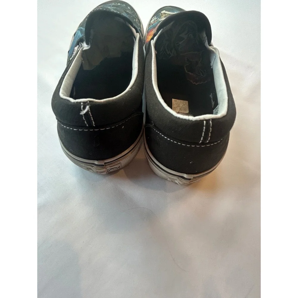 Vans Vintage Star Wars Slip On Mens 11 Black A New Hope Darth Vader Poster TC7H